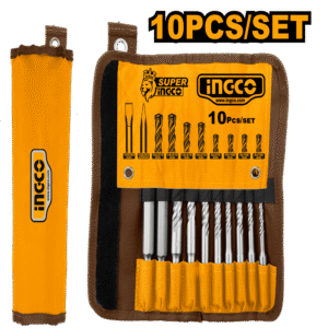 10 Pcs hammer drill bits and chisels set  AKD2101
