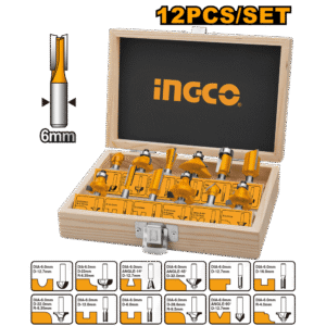 12 Pcs router bits set  AKRT1201