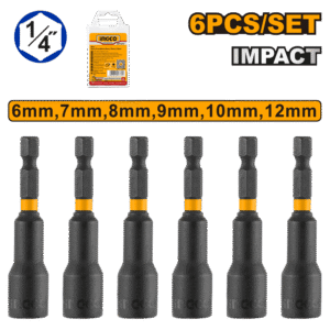 6 Pcs impact magnetic nut set  AMN65061