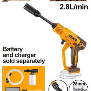 Cordless pressure washer  CPWLI2036