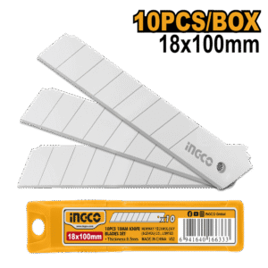 10 Pcs 18mm knife blades set  HKNSB112