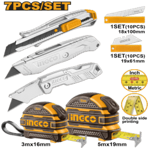 Measuring tape and utility knife set  HMK23036