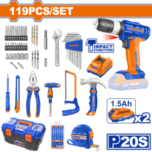 119 Pcs Tools set  WDT1B119