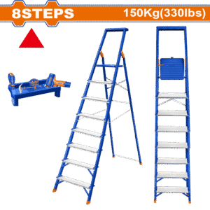 Steel & aluminium household ladder  WLD1H08