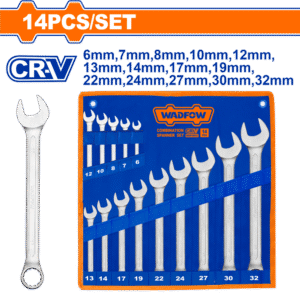 14 Pcs Combination spanner set  WSP1M14