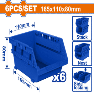 6 Pcs Storage bins set  WTB8336