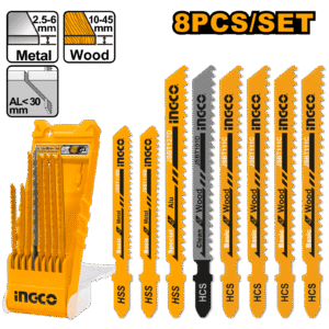 AKD8088 (8 Pcs jig saw blades set alu + metal + wood - C24)