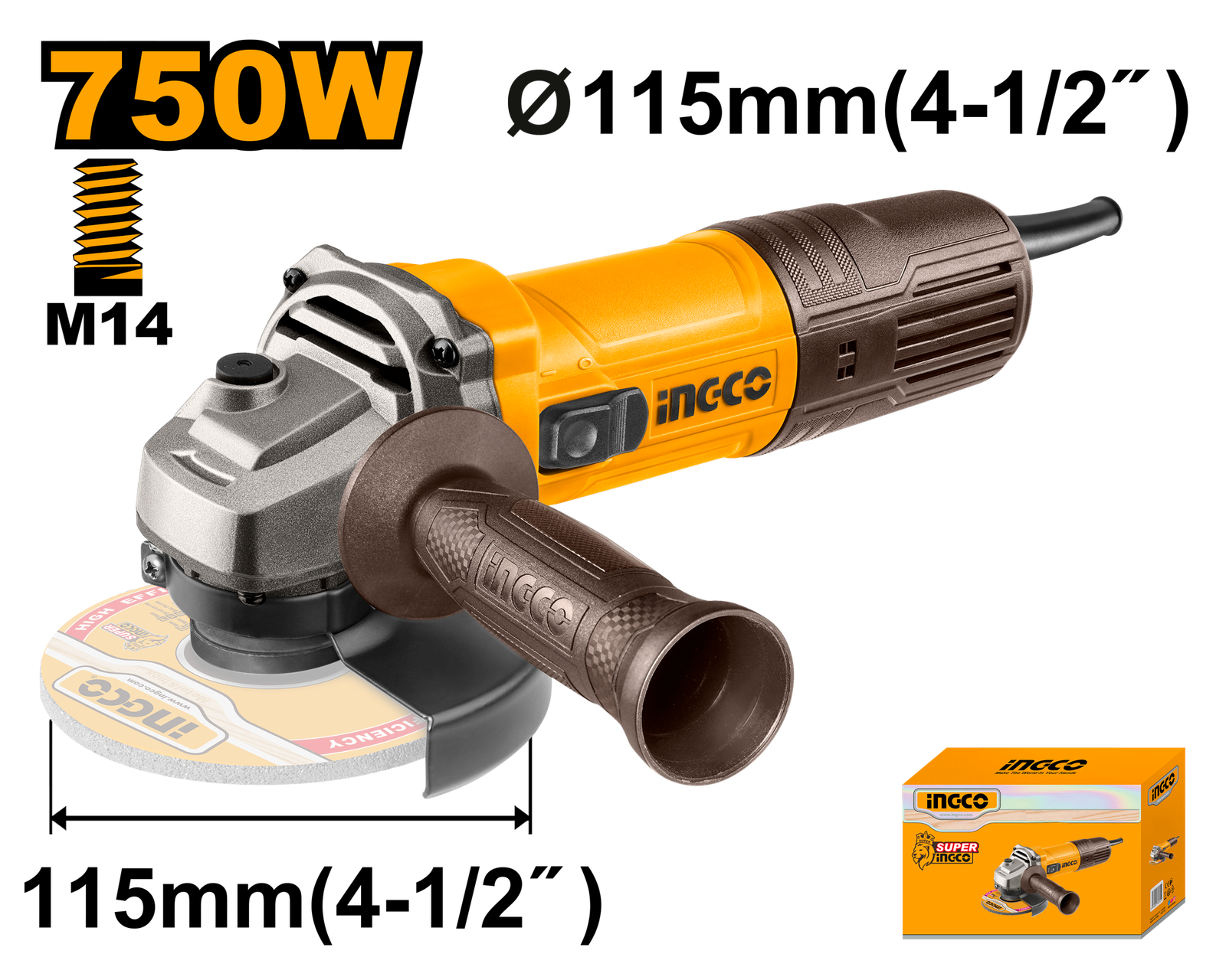 AG75028-1.png AG75028 (Angle grinder 750W - C10) - Image 1