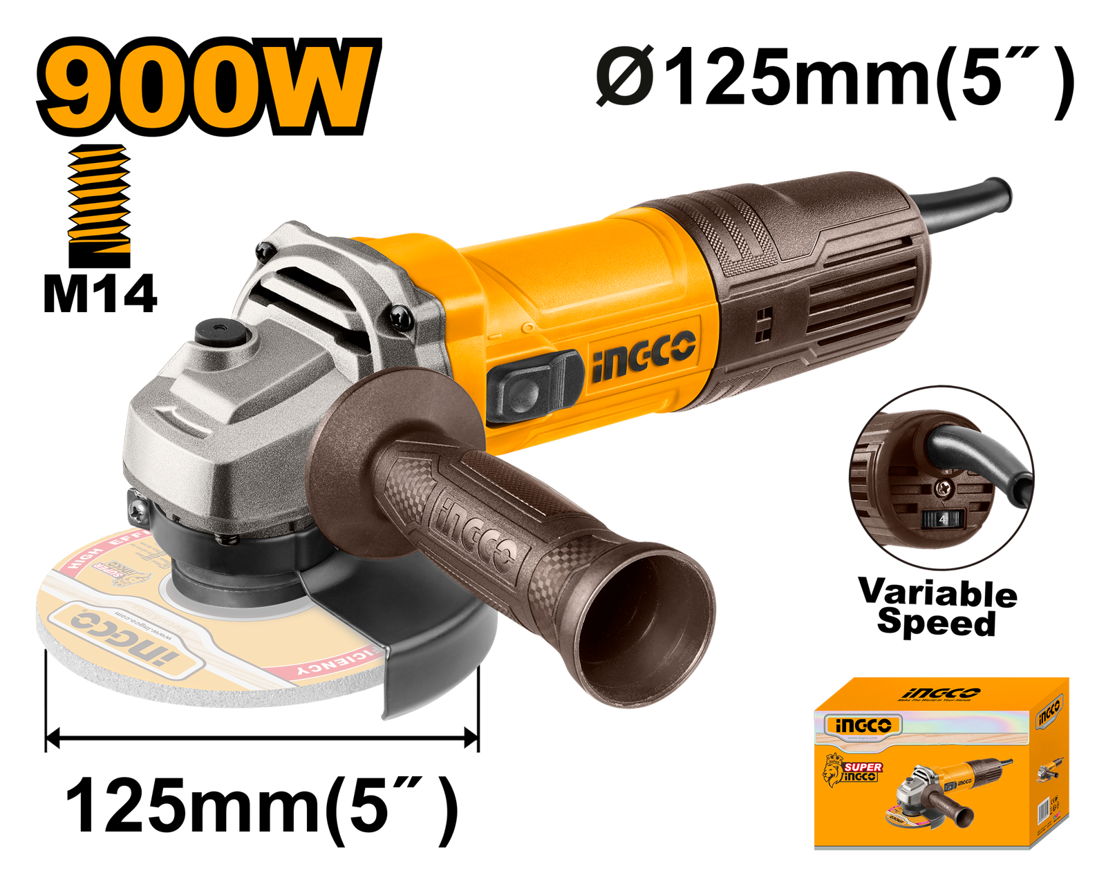 AG900285-1.png AG900285 (Angle Grinder 900w - C6) - Image 1