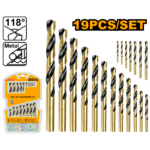 AKDB9190 (19Pcs HSS twist drill bits set - P20)
