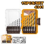 AKDL51506 (15 Pcs 4341 HSS drill bits set - P6C12)
