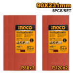 AKFS240101-1 (Sanding sheet set 5pcs 90x231mm - P25C100)