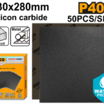 AKHS040016 (50pcs Waterproof Sandpaper 230x280mm P400 - P10C20)