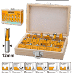 AKRT1221 (12pcs Router bits set 12mm - P1C20)