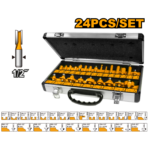 AKRT24061 (24 Pcs Router bits set 6mm - C10)