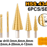 AKSDS2061 (Step drill bit set 6pcs - P15C30)