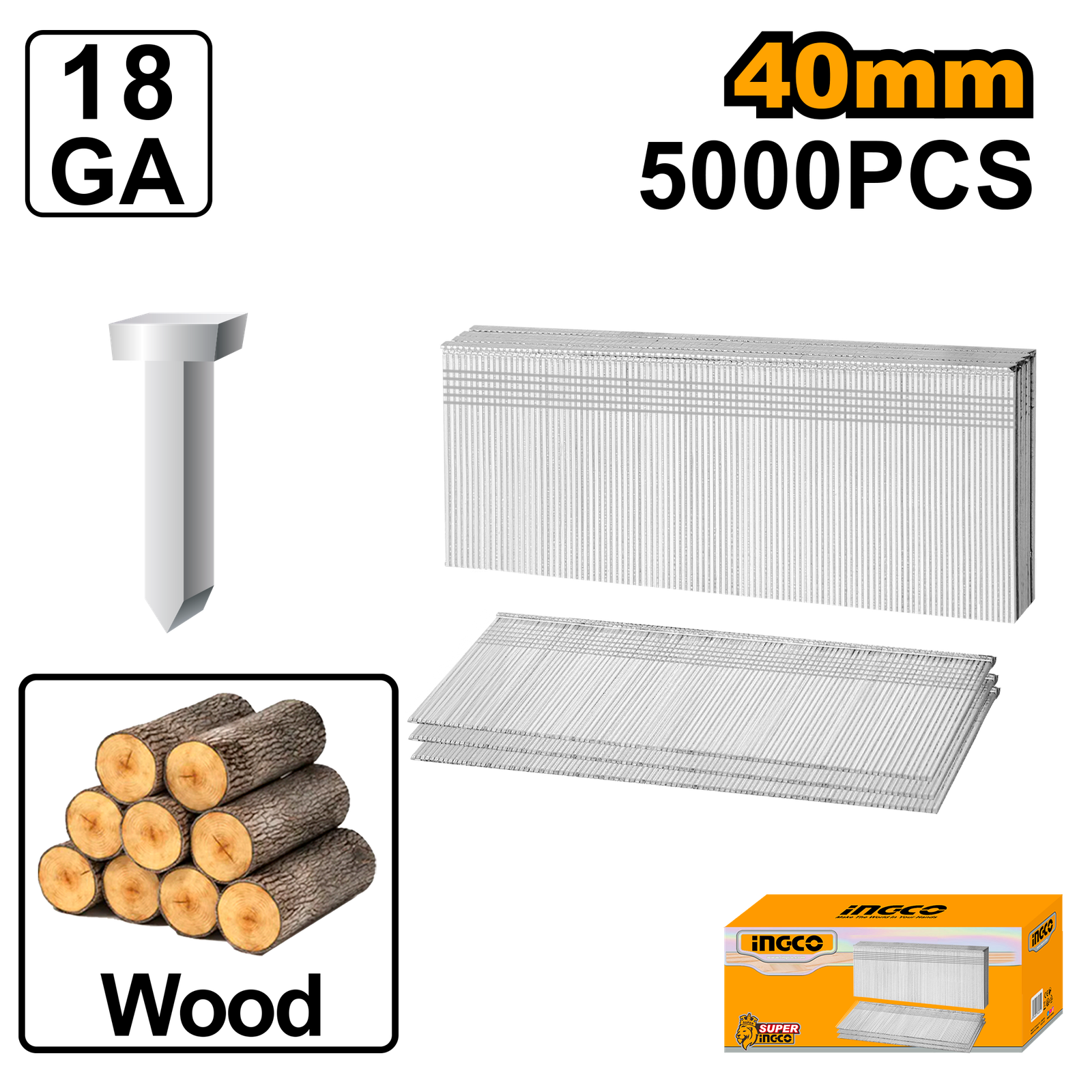 ANA18401.png ANA18401 (Brad Nail 40mm - P1C10) - Image 1