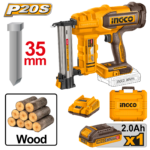 CBNLI2008 (Cordless brad nailer 20V 35mm + Battery - P1C4)