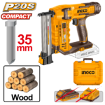 CBNLI3505 (Cordless brad nailer 20V wood 35mm - P1C6)