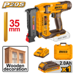 CBNLI3606 (Cordless pin nailer 20V wood 35mm + Battery - P1C4)