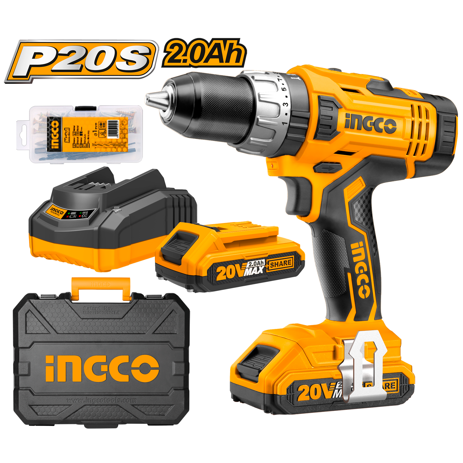 CDLI2003-1.png CDLI2003 (L-I cordless drill 20v with BMC - C5) - Image 1