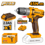 CDLI200518 (Lithium-Ion cordless drill 20V 45Nm + Battery in Carton Box - P1C5)