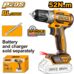 CDLI204531 (Brushless cordless drill 20V 52Nm - P1C5)