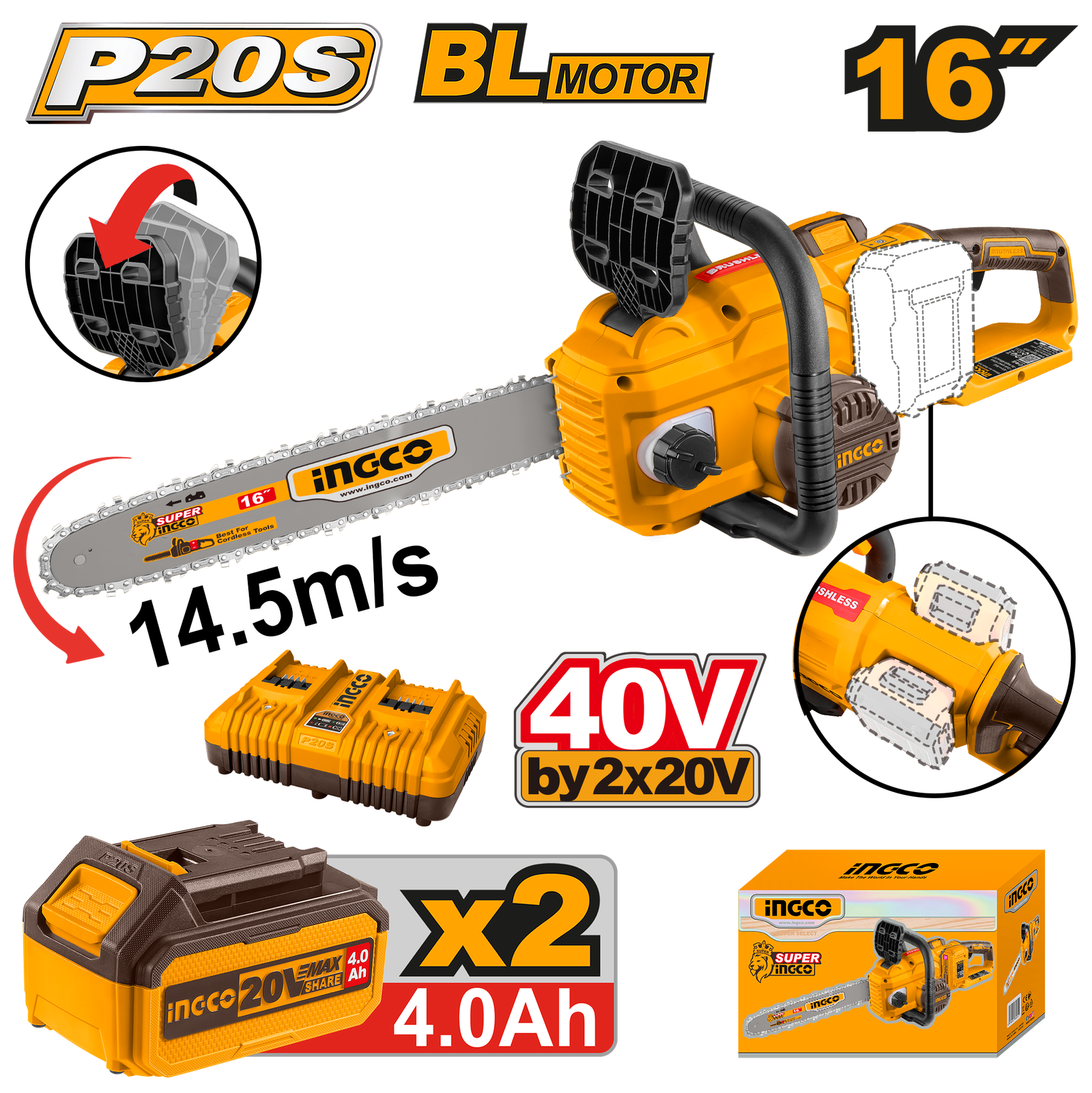 CGSLI401682.png CGSLI401682 (Lithium-Ion chain saw 40V) - Image 1