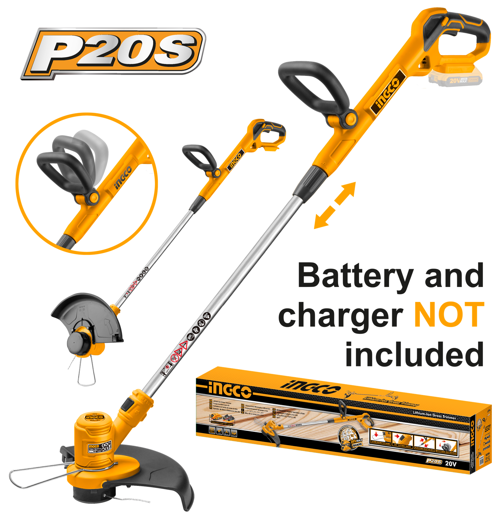 CGTLI2001.png CGTLI2001 (L-I grass trimmer 20v - C2) - Image 1