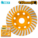 CGW011501 (Diamond cup wheels 6" Wet - C10)