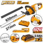 CHTLI400282 (Lithium-Ion hedge trimmer 40V with 2 batteries - C2)