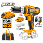 CIDLI2002 (Cordless impact drill 20v ind with bag - C5)