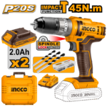 CIDLI201452 (Lithium-Ion impact drill 20V 2 Batteries - C5)