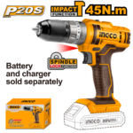 CIDLI201455 (Cordless impact drill 20V 45Nm - P1C5)
