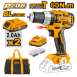 CIDLI20608 (Brushless Impact Drill 20v - C5)