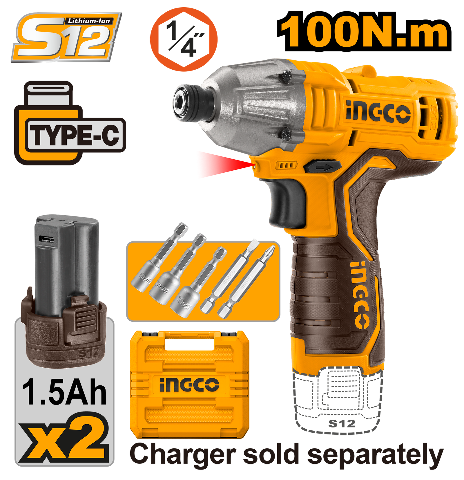 CIRLI12015.png CIRLI12015 (Lithium-Ion impact driver 12V - C5) - Image 1