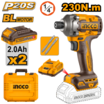 CIRLI2023 (Cordless impact driver 20V 230Nm + 2 Battery - P1C5)