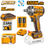 CIWLI20351 (Cordless impact wrench 20V 350Nm + Battery - P1C5)