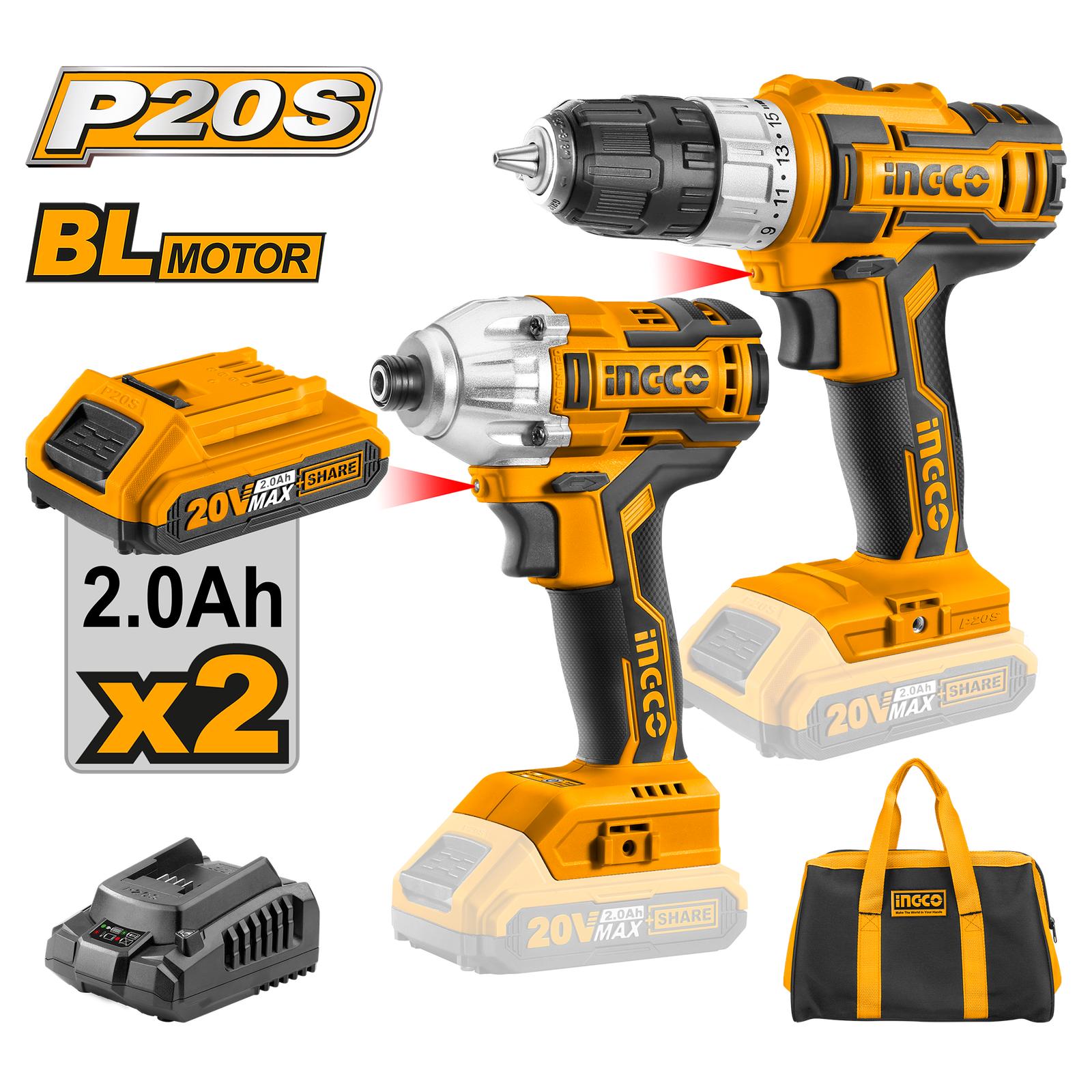 CKLI2006.png CKLI2006 (Cordless Combo Kit Drill & Impact Driver - C4) - Image 1