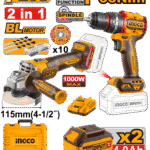 CKLI20273 (Cordless impact drill + angle grinder 20V + 2 Battery)