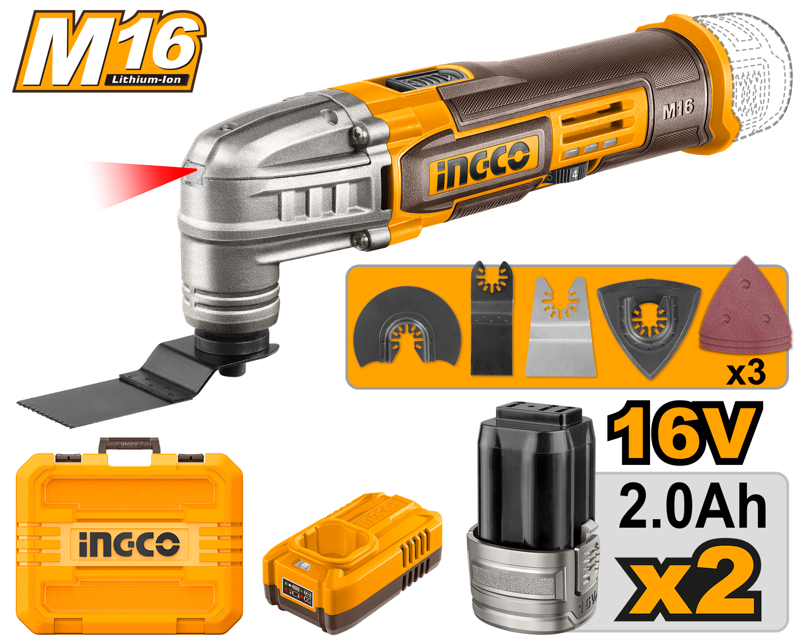 CMLI16222.png CMLI16222 (Cordless multi-tool 16V + 2 batteries - C6) - Image 1
