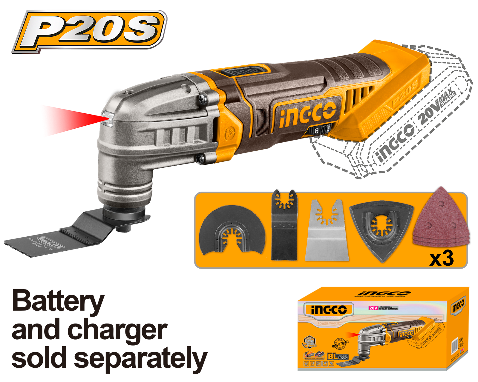 CMLI2022.png CMLI2022 (Cordless multi-tool 20V - C8) - Image 1
