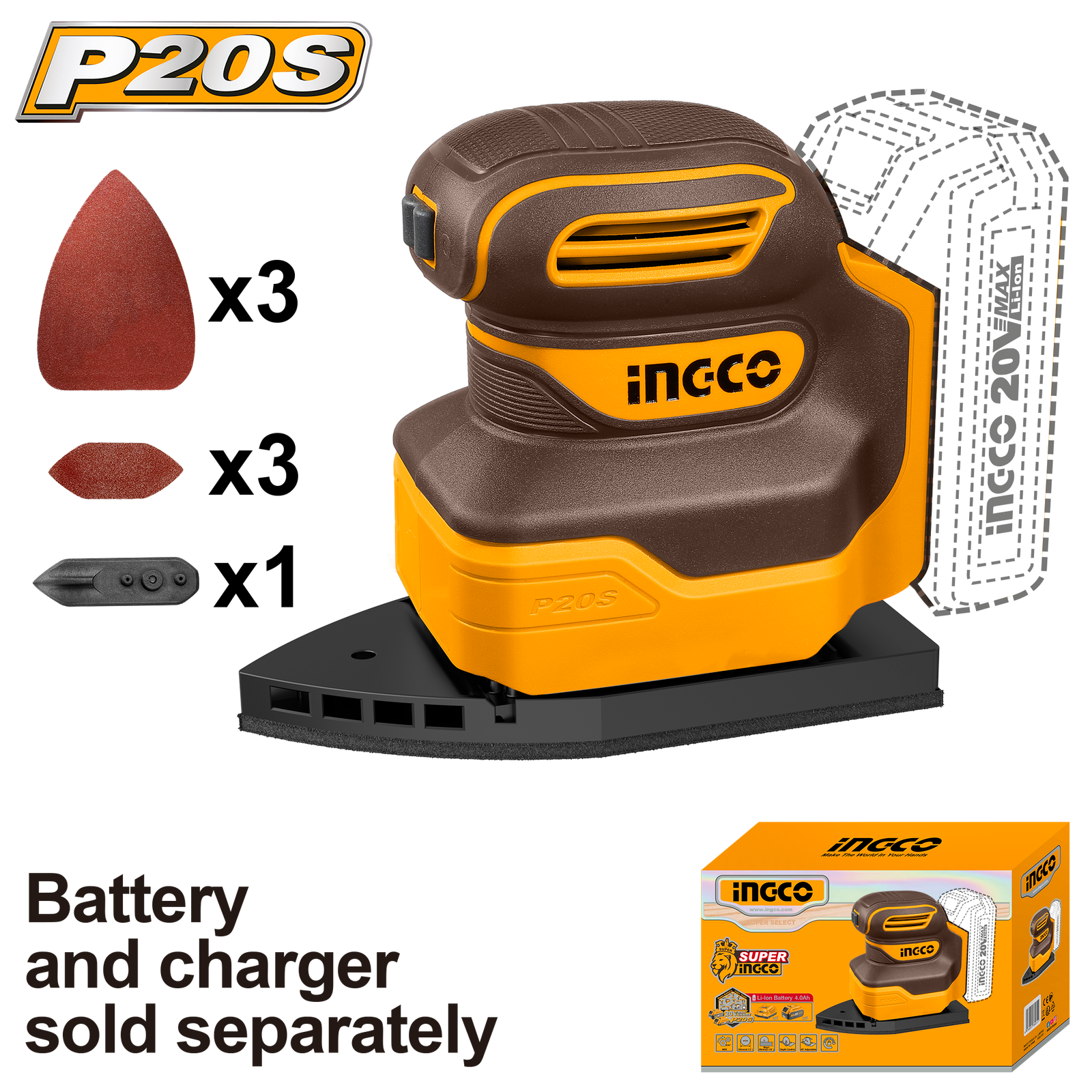 CPSLI2014.png CPSLI2014 (Cordless palm sander 20V - P1C12) - Image 1