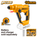 CRHLI1601 (Cordless Rotary hammer 20V - 16mm - C4)