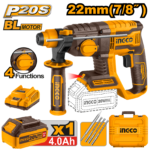 CRHLI202081 (Lithium-Ion rotary hammer set 20V 20mm + Battery & Charger - C4)
