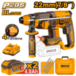 CRHLI212282 (Cordless rotary hammer 20V 22mm + 2 Battery - C4)
