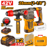 CRHLI422882 (Cordless rotary hammer 42V 28mm + 2 Battery - C2)