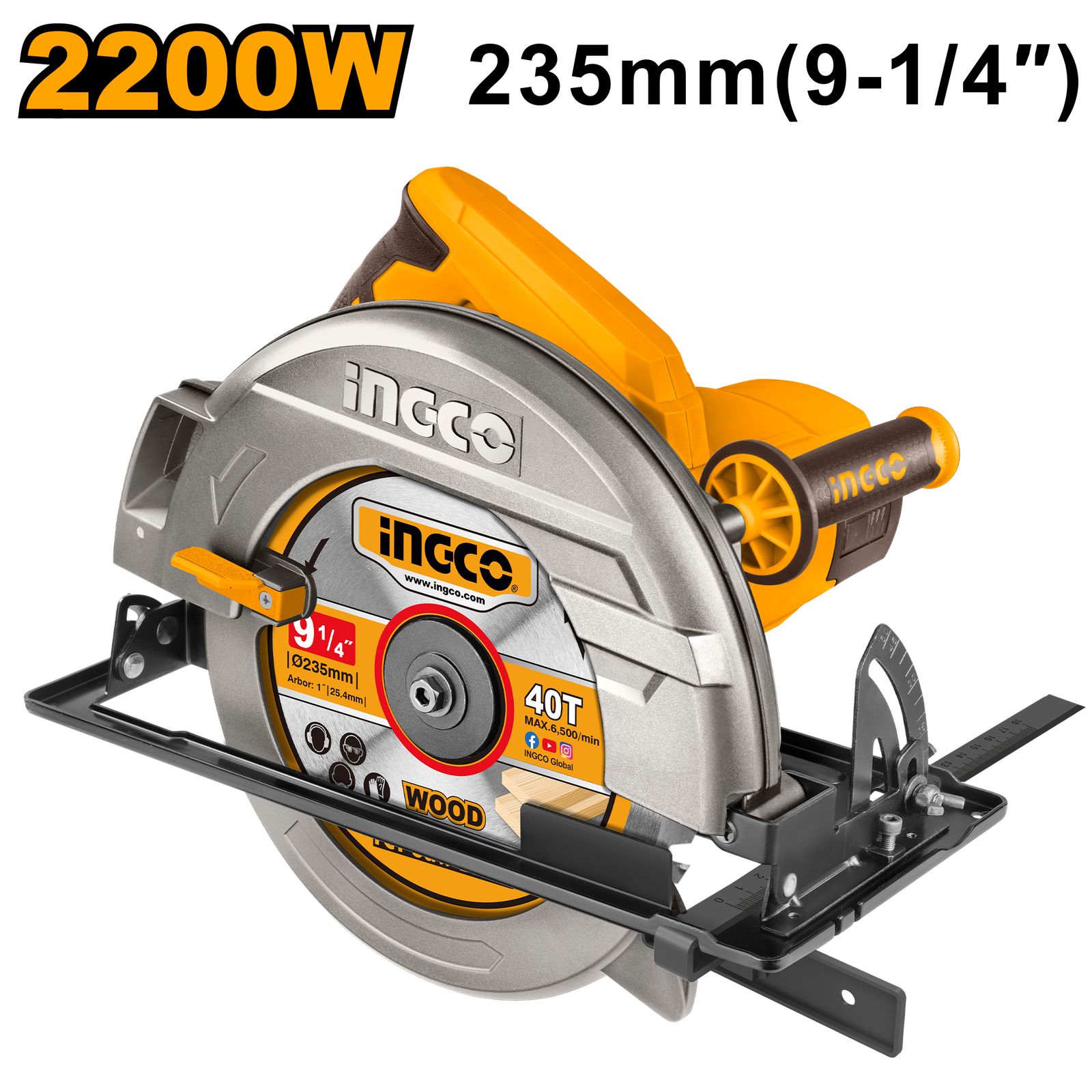 CS23522.png CS23522 (Circular saw 9" 2200w - C2) - Image 1