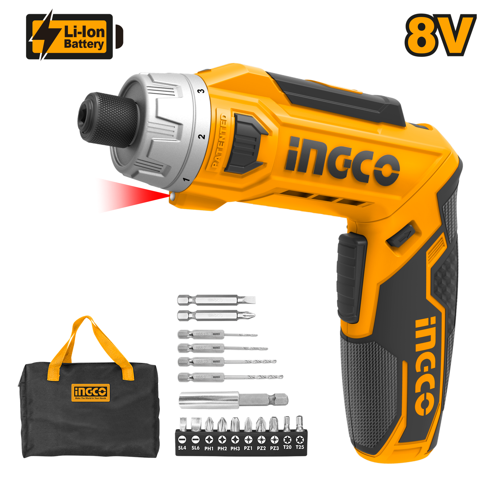 CSDLI0801-1.png CSDLI0801 (L-I cordless screwdriver 8v - P1C8) - Image 1