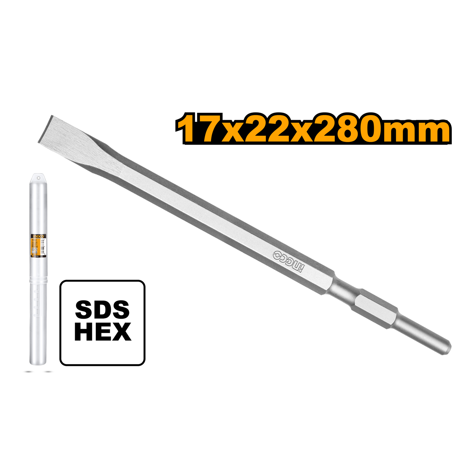 DBC0522801.png DBC0522801 (Hex chisel 17x280x22mm - P1C50) - Image 1